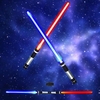 Star Wars Laser Sword Cosplay Prop Shine Sound and Light and Changeable Color Kids Outdoor Luminous Toy Flashing Gift