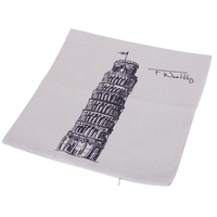 Statue of Liberty World Landmarks Cotton and Linen Pillowcase Back Cushion Cover Throw Pillow Case for Bed Sofa Car Home Decorative Decor 45 * 45cm