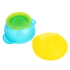 Stay Put Baby Feeding Bowl With Suction Base Lids Spoon Infant Training Bowl BPA free Blue