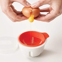 Steamed Egg Bowl Egg Poacher Cook Poach Pods Tools Microwave Oven Baking Cup