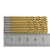 Straight Shank Twist Drill High Speed Steel Drill Bit 50pcs