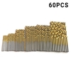 Straight Shank Twist Drill High Speed Steel Drill Bit 60pcs
