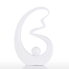 Strength Tomfeel Fiberglass Sculpture Home Decoration Original Design Elegent Modeling Pure White
