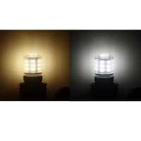 Stripe Cover LED Corn Light Bulb Lamp E27 21 5050 SMD 3W 230V White
