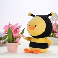 Stuffed Bee Chicken Style Plush Toy Ladybird Chicken Cloth Doll Pillow Cushion Kids Toy Gift