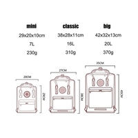 Style Unisex Classic Backpack Handbags Students Schoolbags