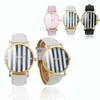 Stylish Ladies Quartz Wrist Watch Strips in 2 Colors Design Pink