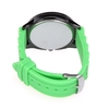 Stylish Silicone Strap Casual Wrist Watch Men Women Unisex Green