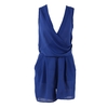 Summer Casual Playsuit Women Sexy Sleeveless Short Jumpsuit Shorts Solid Deep V Neck Overalls Rompers
