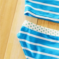 Summer Children Stripe Bikini Girls Split Two-piece Swimwear Girls Close-fitting Skin-friendly Swimsuit
