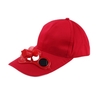 Summer Sport Outdoor Hat Cap with Solar Sun Power Cool Fan for Cycling