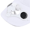 Summer Sport Outdoor Hat Cap with Solar Sun Power Cool Fan for Cycling