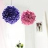 Wedding Apartments Decoration Supplies Hand Made Hangings Wedding Room Decorations for Bride Decorate Adornment with Artificial Roses Ball-flower Pink/Purple