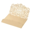 Wedding Invitation Card Cover Pearl Paper Laser Cut Birds Pattern Invitation Cards Wedding Anniversary Supplies--Gold