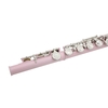 Western Concert Flute Cupronickel Plated Silver 16 Holes C Key Woodwind Instrument