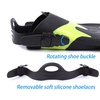 WHALE Adult Short Snorkeling Swim Fins Flippers with Adjustable Heel Water Sports