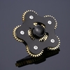 Wheel Gear Toothed Spinner Ultra Durable Fidget EDC ADHD ADD Focus Widget Finger Hand Toy High Speed Stable Spins Stress Reducer Perfect for Anxiety Autism Pentagonal