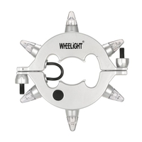 WHEELIGHT 3 Modes LED Bike Tracking Light Lamp For All Size Bike Hub Tracking Light In Night with Remote Control