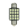White 12V 36mm 16 SMD 3528 Car Interior Dome Festoon LED Light Bulbs Lamp