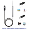 Wifi Black USB Port Ear and Nose Endoscope 5.5mm Visual Lens Mini Camera DDES01 Earpick Otoscope Endoscope Borescope for PC Windows