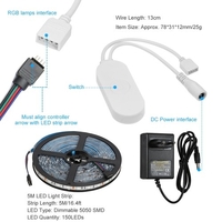 WIFI PC/TV Backlight Kit 5M 16.4ft RGB Light Strip LED