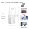 WiFi Router Range Extender 300Mbps Portable Multi-function High Flexibility Signal Booster Wireless Network Repeater (E Plug)