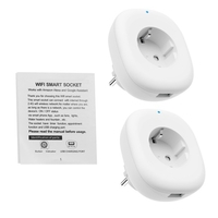 Wifi Smart Socket Plug with Big On/Off Switch Button + USB Port