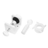 Wig Head Clamp Mannequin Training Practice Head Metal Stand Holder for Hairdressing False Head Display