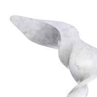 Wind Modern Sculpture Resin Sculpture Abstract Sculpture Marble Base