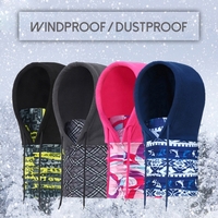 Winter Fleece Warm Hat Motorcycle Windproof Face Mask Hat Neck Helmet Beanies Unisex Bicycle Thermal Fleece Hat