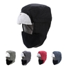 Winter Outdoor Velveteen Thermal Hat Ear Flaps Thermal Padded Warm Hat Windproof Hat Skiing Hat Unisex