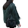 Winter Women Faux Fur Coat Solid Color Long Sleeve Fluffy Outerwear Short Jacket Hairy Warm Overcoat