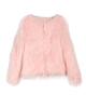 Winter Women Faux Fur Coat Solid Color Long Sleeve Fluffy Outerwear Short Jacket Hairy Warm Overcoat