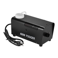 Wireless 400 Watt Fogger Fog Smoke Machine with Remote Control for Party Live Concert DJ Bar KTV Stage Effect