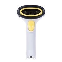 Wireless Automatic Handheld Laser Barcode Scanner Reader 2.4GHz Wireless & USB2.0 Wired with USB Receiver for Supermarket Library Express Company Retail Store Warehouse