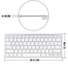 Wireless BT Keyboard Folding Foldable Magnetic PU Leather Case Cover Stand Holder Stylus Pen OTG Cable Protective Film for Samsung Galaxy Tab A T350/P350/T355