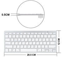 Wireless BT Keyboard Folding Foldable Magnetic PU Leather Case Cover Stand Holder Stylus Pen OTG Cable Protective Film for Samsung Galaxy Tab A T350/P350/T355