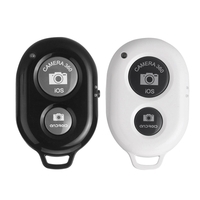 Wireless BT Remote Shutter Smart Phone Accessaries for iPhone iPad iPod Samsung Sony HTC White