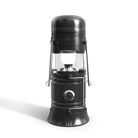 Wireless BT Speaker LED Flashlight Black