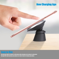 Wireless Car Charger Qi Standard Wireless Charging Stand 360 Degree Rotation Universal 2-in-1 Magnetic Vehicle Air Vent Mount & Dashboard Holder for iPhone 8/iPhone 8 Plus/iPhone X & Samsung Galaxy Note 8/S8/S8+/S7/S6 Edge+/Note 5 and Other Qi-enabled Sma