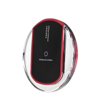 Wireless Charger Pad Crystal Samsung Apple Iphone Vehicle Transmitter QI standard Transparent