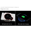 Wireless Charger Pad Crystal Samsung Apple Iphone Vehicle Transmitter QI standard Transparent