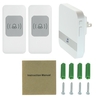 Wireless Smart Ding-dong Doorbell with 1*Indoor Unit 2*Outdoor Unit