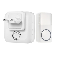 Wireless Smart Doorbell Operating at Wide Range with 52 Melodies 5 Level Volume LED Indicator Waterproof Doorbell