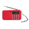 Y-896 Mini FM Radio Digital Portable 3W Stereo Speaker MP3 Audio Player High Fidelity Sound Quality w/ 2 Inch Display Screen Support USB Drive TF Card AUX-IN Earphone-out