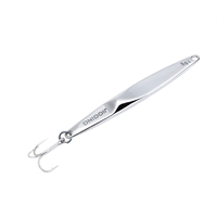 YAPADA Jigging 10g 15g 20g 25g Zinc Alloy Hard Fishing Lure Jigging Spear Shape Bait with Treble Hook 6 Colors