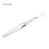 YAPADA Jigging 10g 15g 20g 25g Zinc Alloy Hard Fishing Lure Jigging Spear Shape Bait with Treble Hook 6 Colors