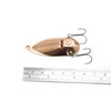 YAPADA Spoon 001 10g 15g 20g 25g Zinc Alloy Hard Fishing Lure Holographic Cicada Shape Spoon Sequin Bait with Treble Hooks 6 Colors
