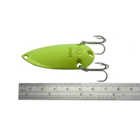 YAPADA Spoon 001 10g 15g 20g 25g Zinc Alloy Hard Fishing Lure Holographic Cicada Shape Spoon Sequin Bait with Treble Hooks 6 Colors
