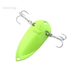 YAPADA Spoon 001 10g 15g 20g 25g Zinc Alloy Hard Fishing Lure Holographic Cicada Shape Spoon Sequin Bait with Treble Hooks 6 Colors